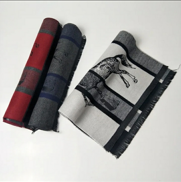 Elegant Cashmere Men Scarf - Picture 5 of 7